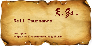 Reil Zsuzsanna névjegykártya